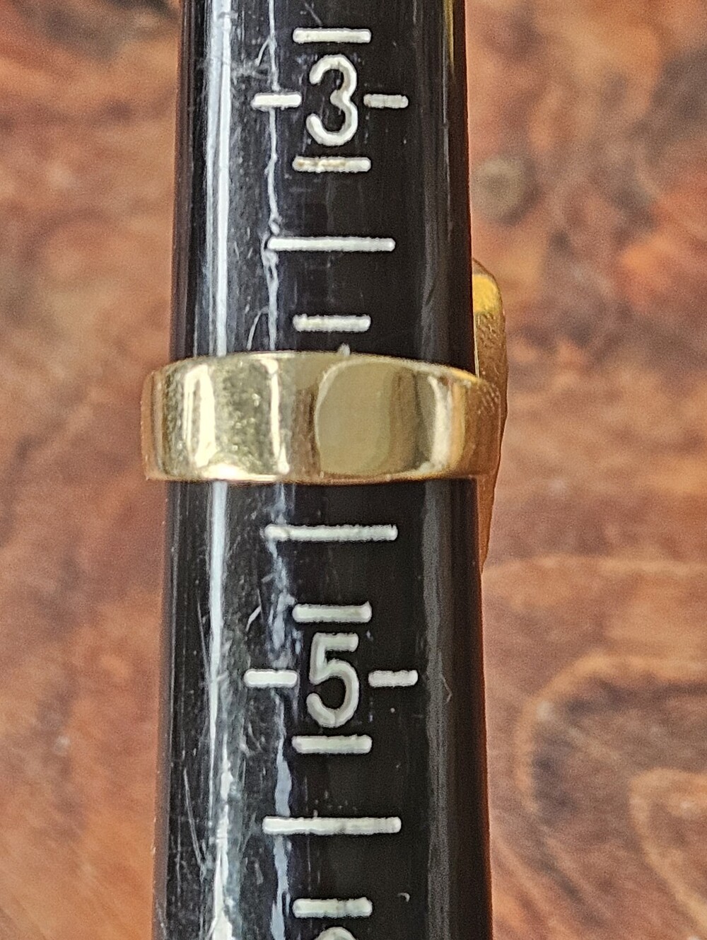 Vintage Solid 14k Yellow Gold Egytian King Tut Pharaoh Signet Statement Ring - Picture 6 of 6